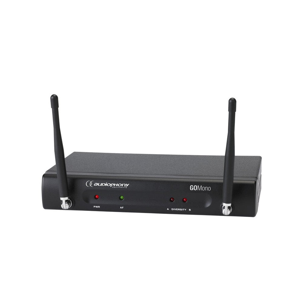 Audiophony UHF diversity receiver 16 frequencies for 1 transmitter