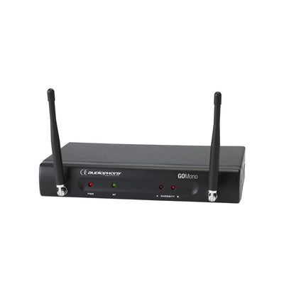 Audiophony UHF diversity receiver 16 frequencies for 1 transmitter