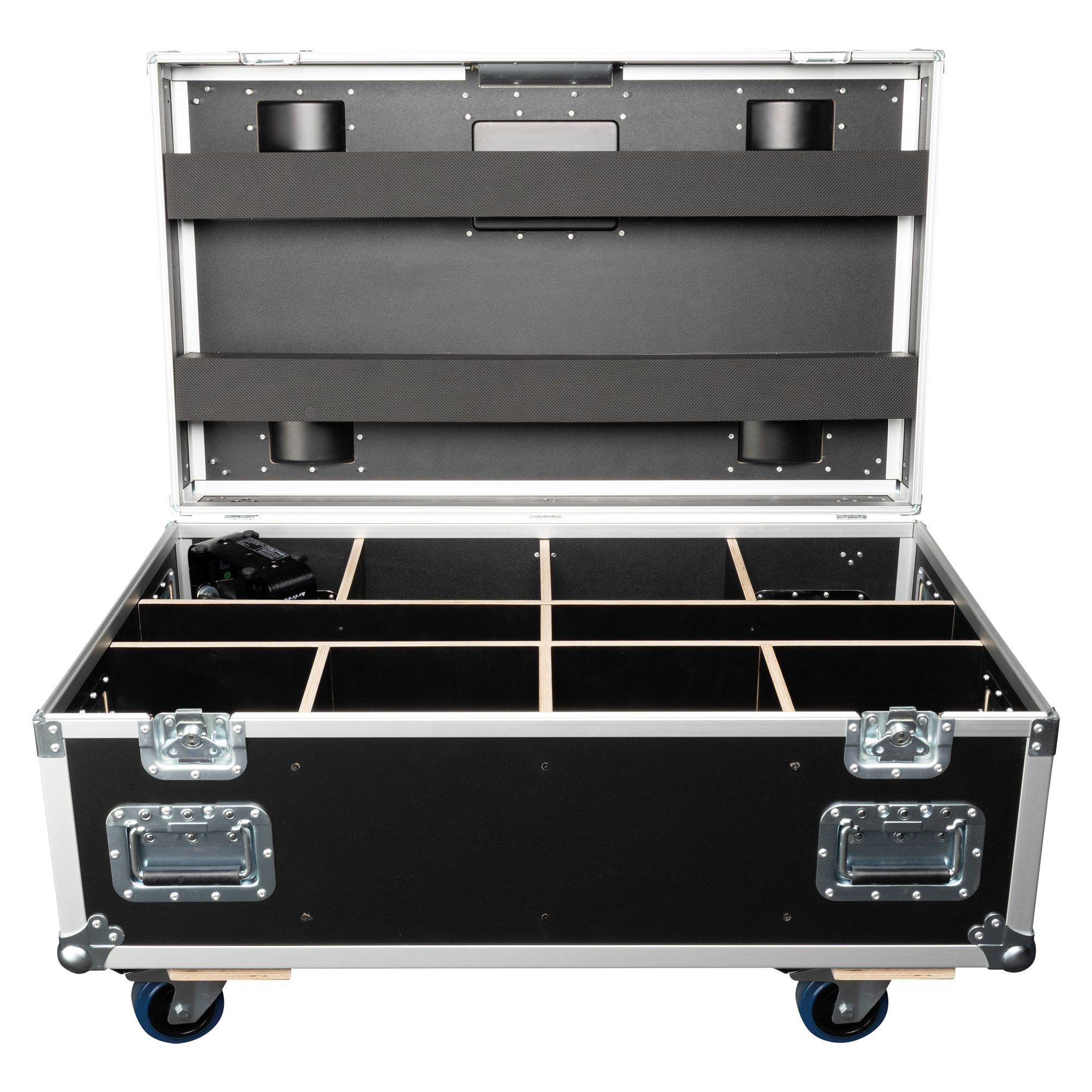 INFINITY Case for Raccoon Junior P7/4 Chiusure a farfalla e maniglia del coperchio Penn Elcom - ruote girevoli con freno