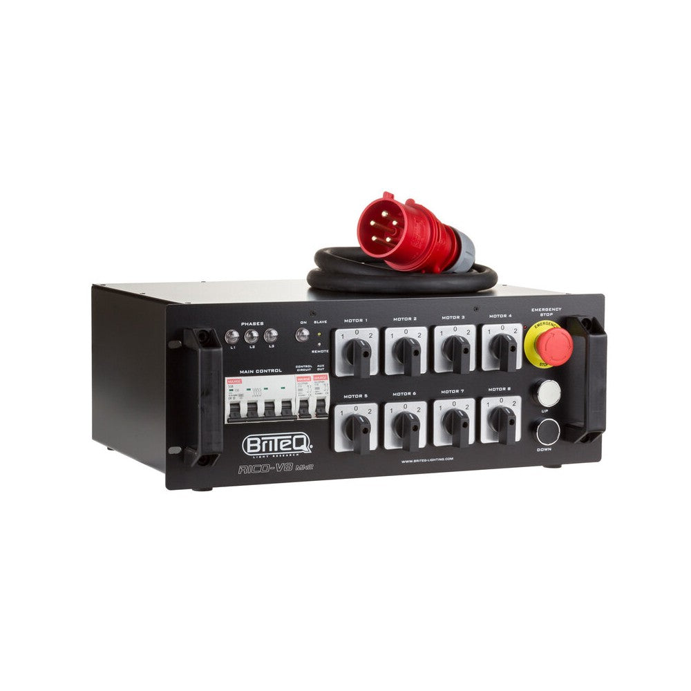 Briteq 8 channel hoist controller with Master/Slave