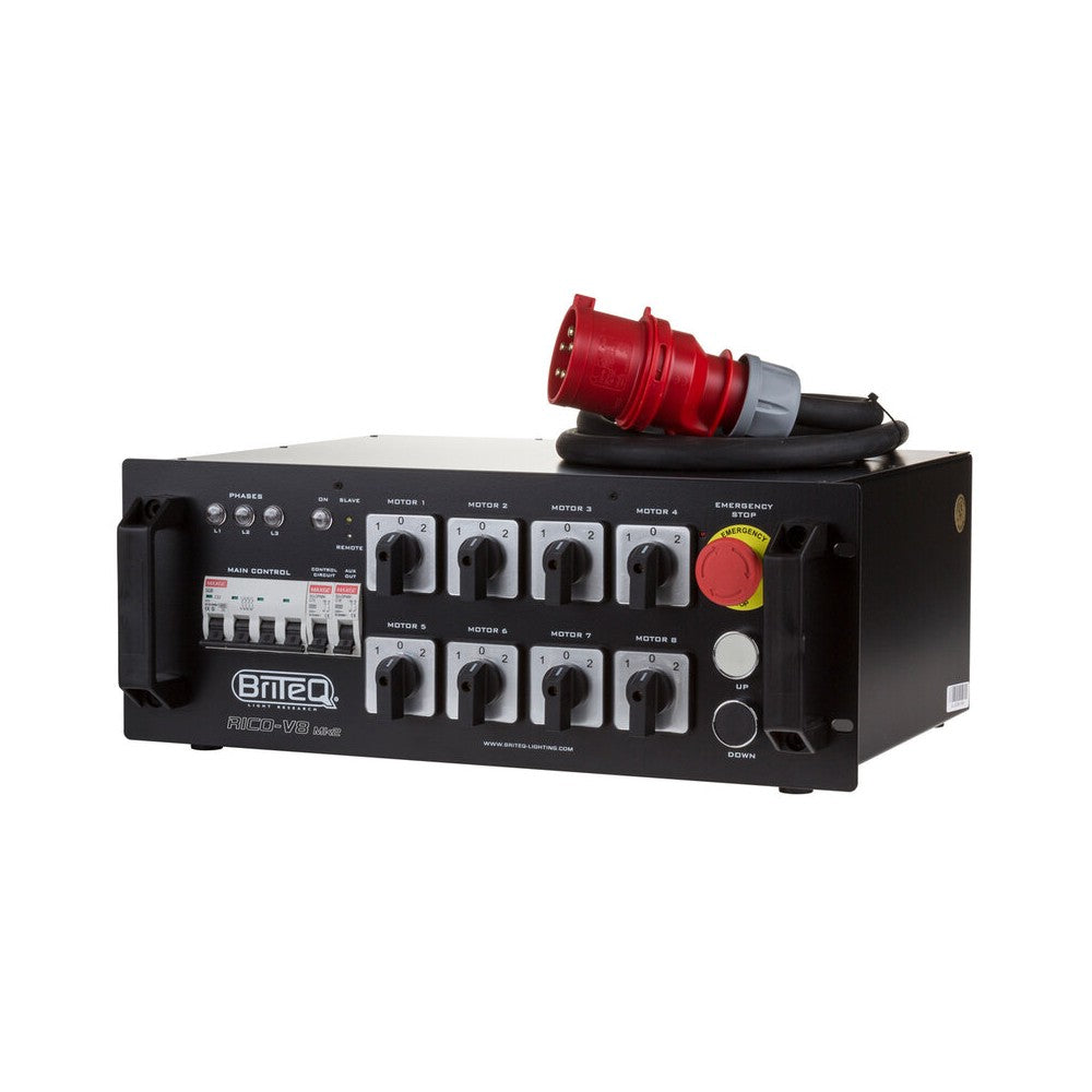 Briteq 8 channel hoist controller with Master/Slave