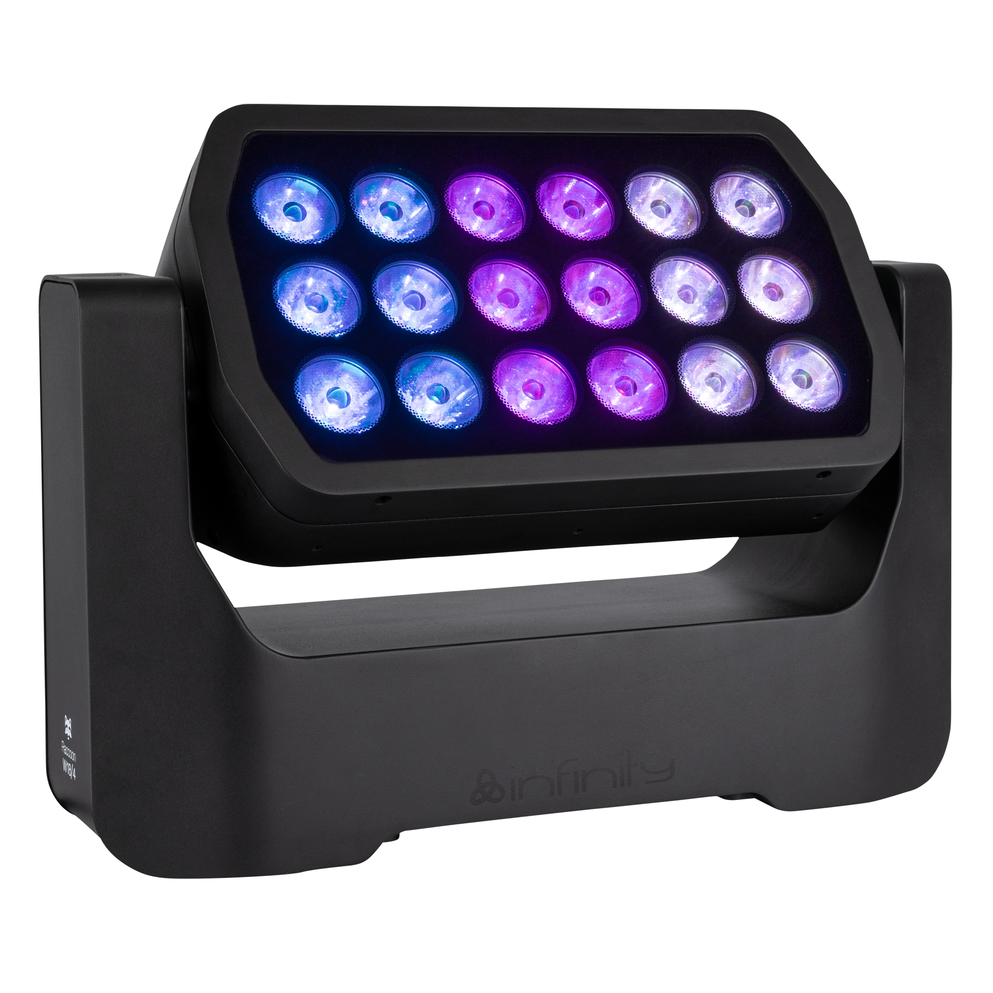 INFINITY Raccoon W18/4 Junior Wash professionale con tilt motorizzato