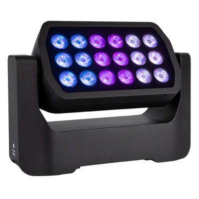 INFINITY Raccoon W18/4 Junior Wash professionale con tilt motorizzato