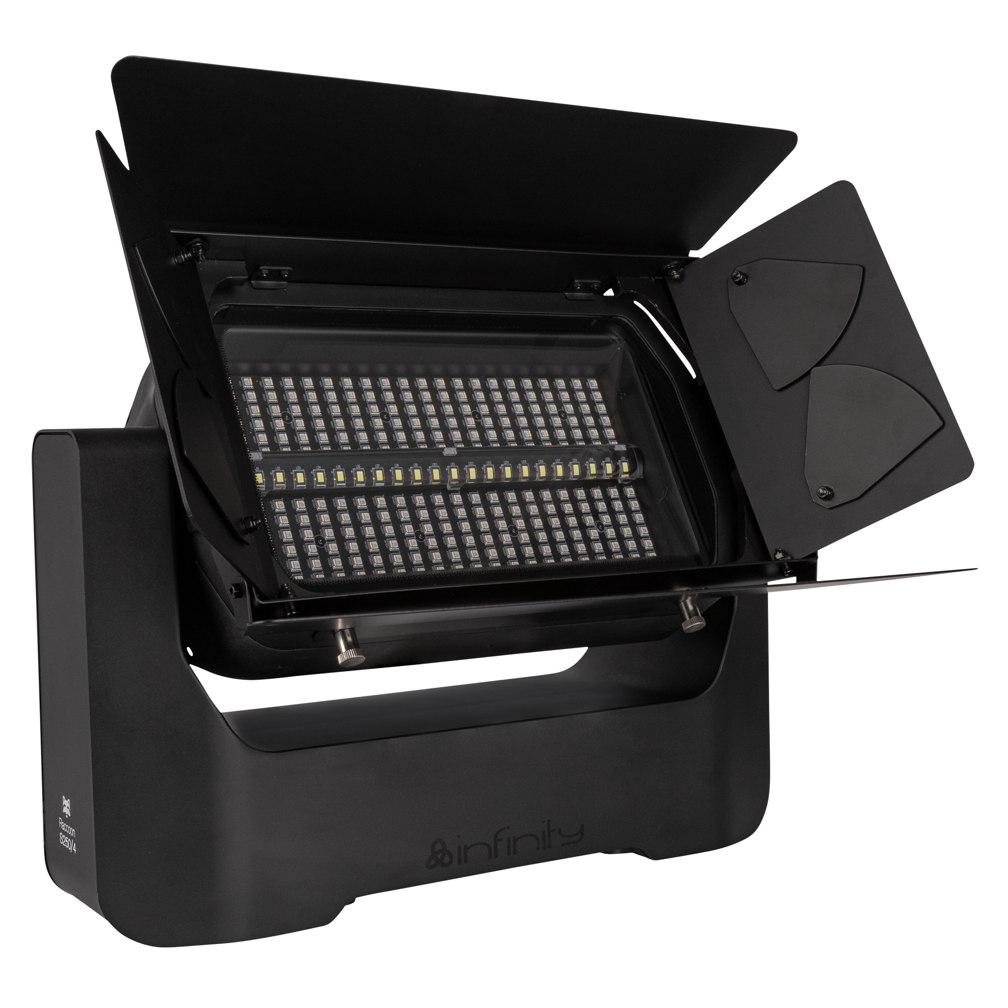 INFINITY Barndoor for Raccoon S250/4 and W18/4 Junior Colore nero - alette paraluce in metallo a 4 ante