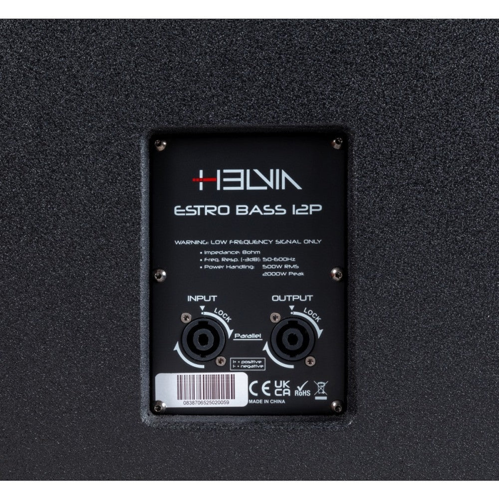 SUBWOOFER PASIVO DE 12" HELVIA ESTRO BASS 12P