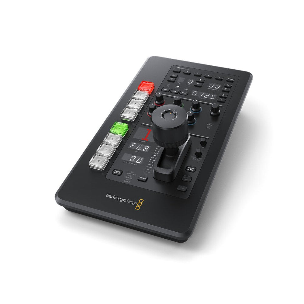 Blackmagic Design Portable broadcast-style CCU control panel, up to 8 cameras, precise control over iris, black level, shutter,