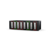 Blackmagic Design Professional rack-mount backup system with 8 independent hard disk bays, 4 high-speed 10G Ethernet ports, Blac