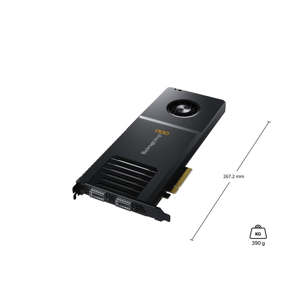 Blackmagic Design High-speed video capture and playback card for  2110 IP broadcast systems, 8 Ultra HD channels via  100G Ether