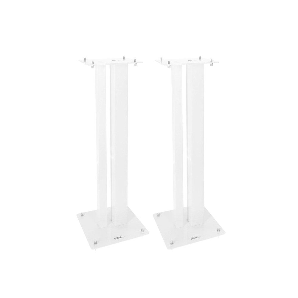 Soportes para altavoces Enova Hifi, 80 cm de alto, carga máxima 70 kg, acabado blanco, se entregan por pares