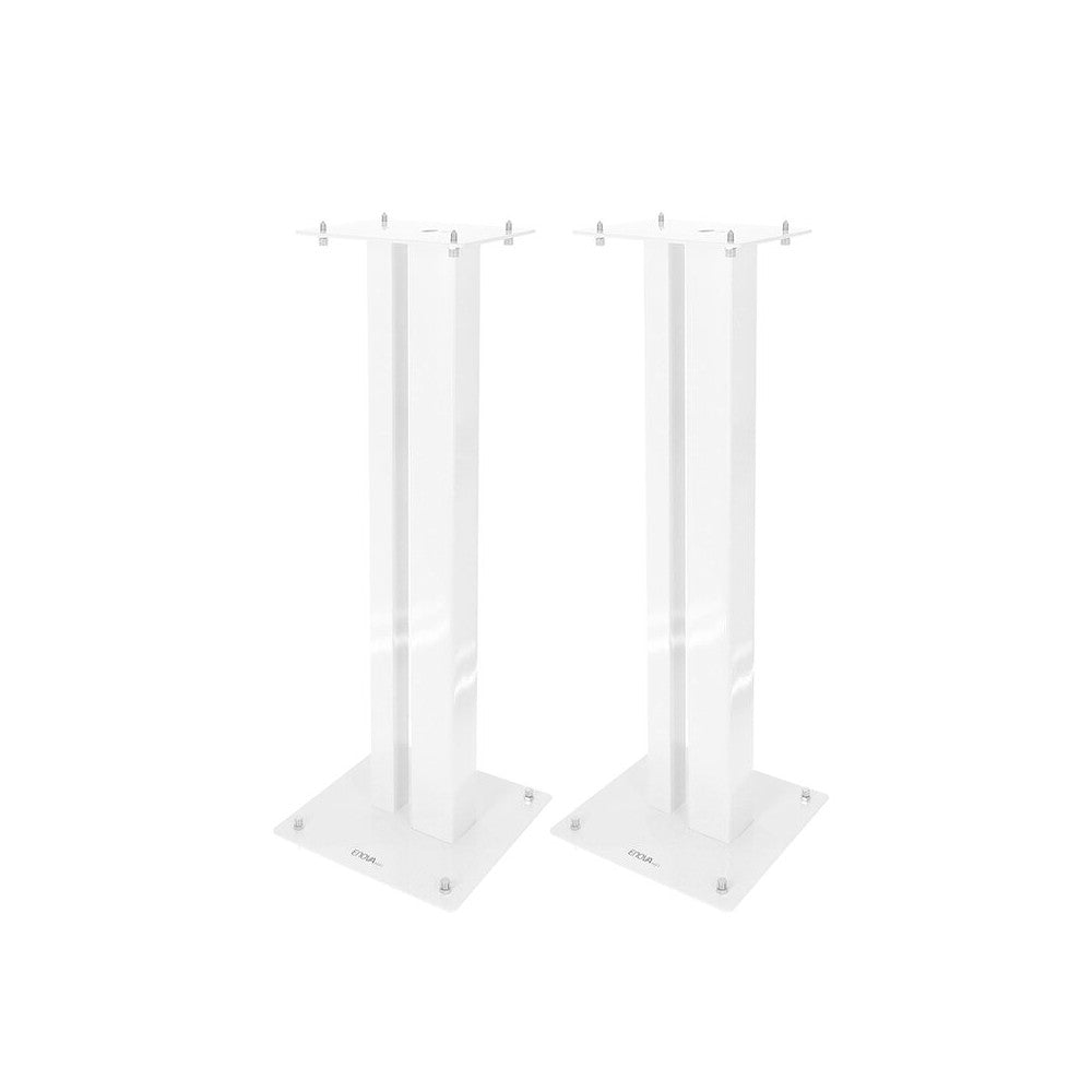 Soportes para altavoces Enova Hifi, 80 cm de alto, carga máxima 70 kg, acabado blanco, se entregan por pares