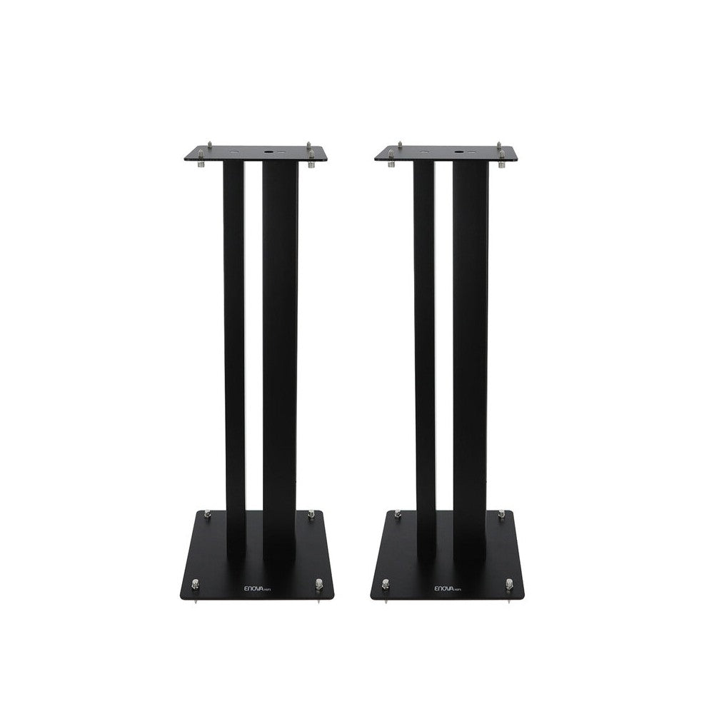 Enova Hifi Loudspeaker stands, 80 cm high, maximum load 70 kg, black finish, delivered in pairs