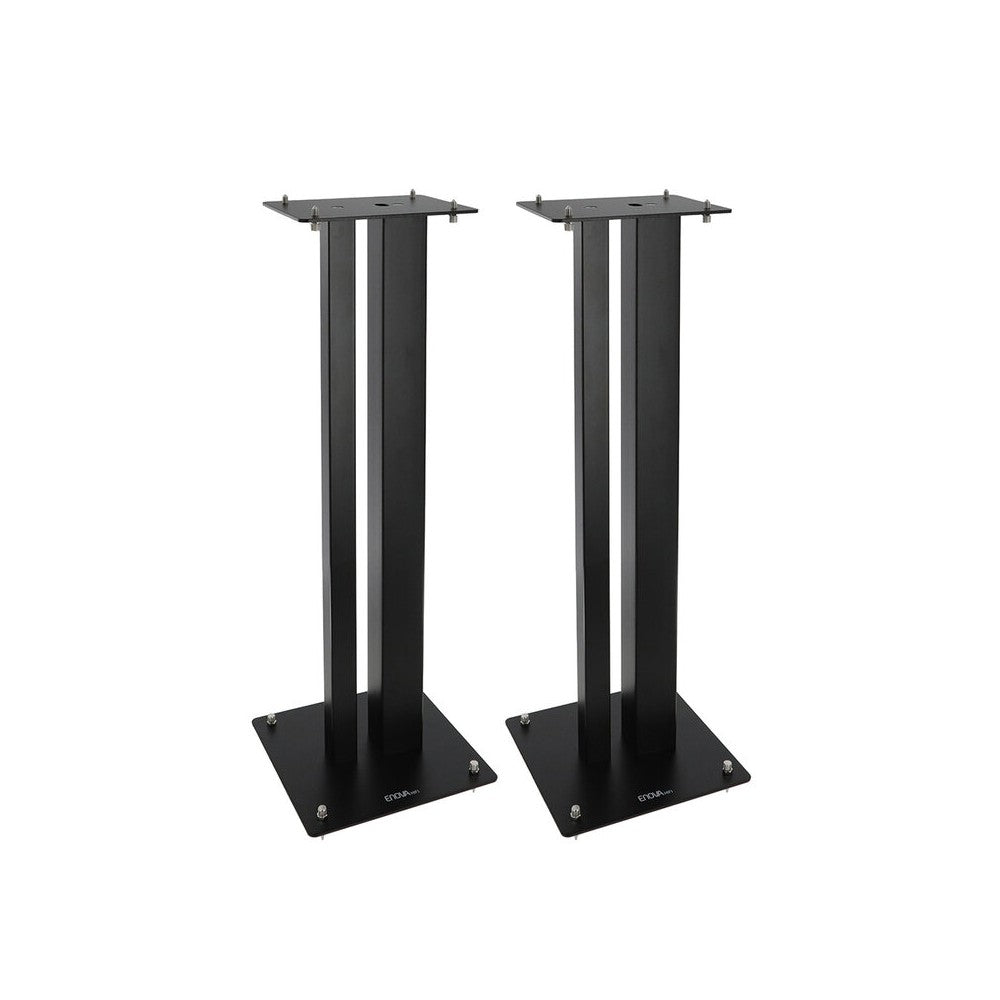Enova Hifi Loudspeaker stands, 80 cm high, maximum load 70 kg, black finish, delivered in pairs