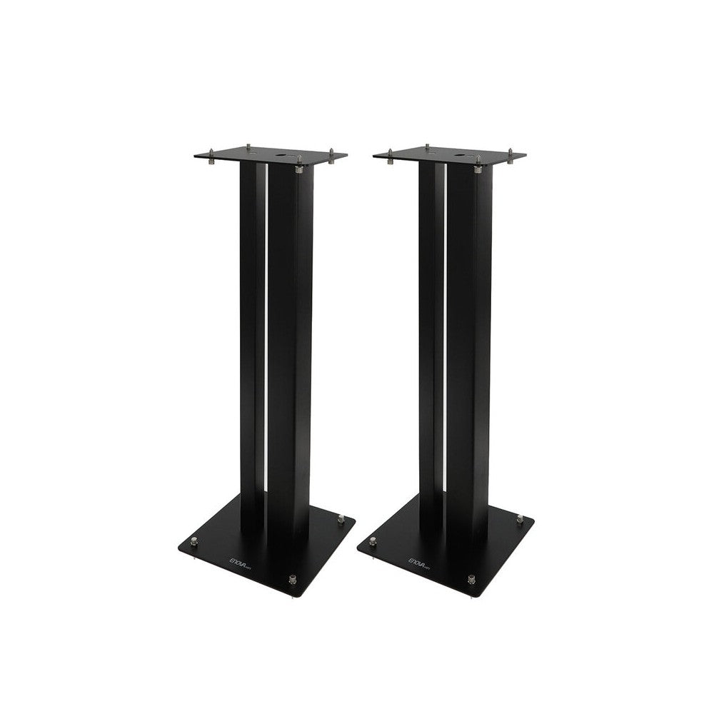 Enova Hifi Loudspeaker stands, 80 cm high, maximum load 70 kg, black finish, delivered in pairs