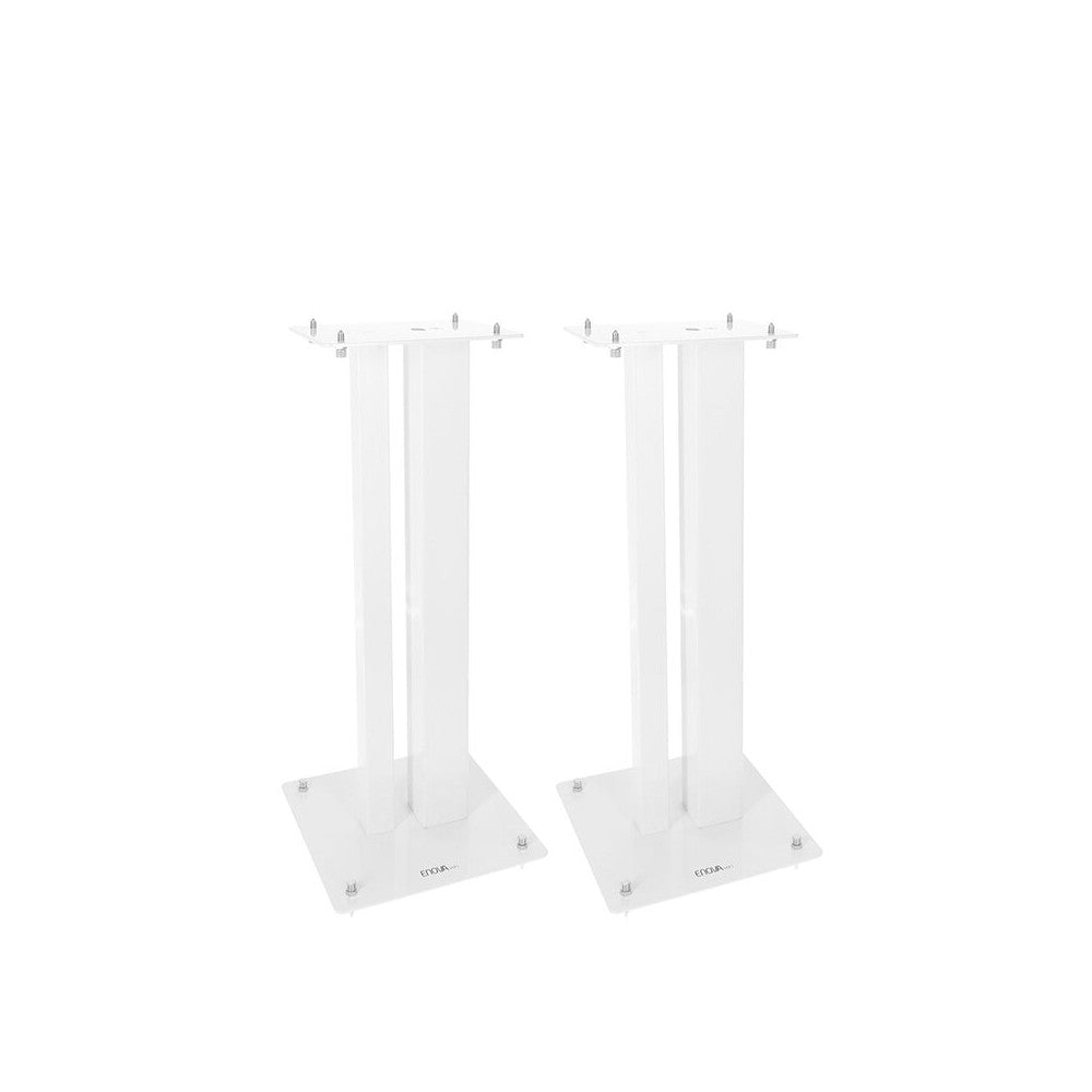 Soportes para altavoces Enova Hifi, 60 cm de alto, carga máxima 70 kg, acabado blanco, se entregan en pares