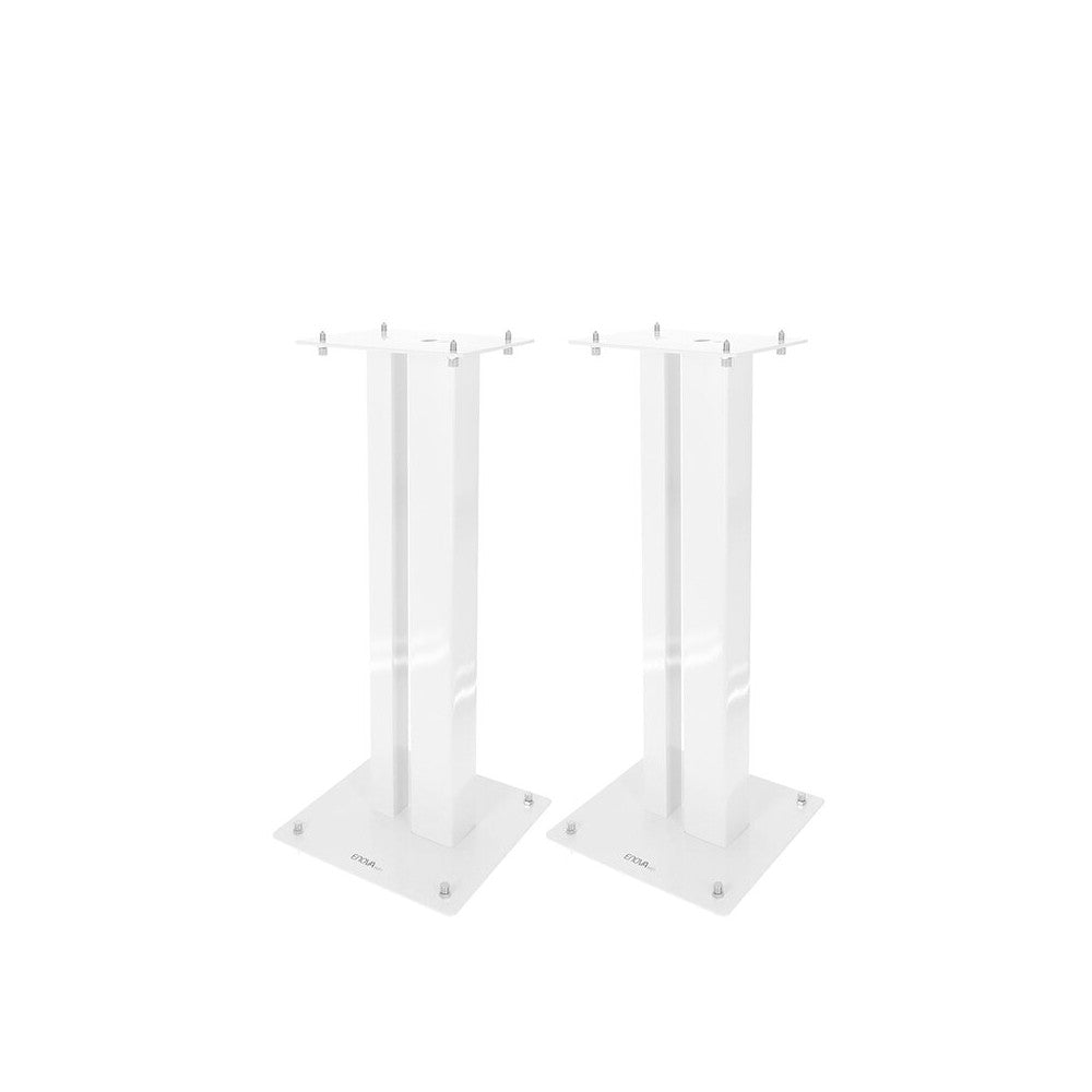 Soportes para altavoces Enova Hifi, 60 cm de alto, carga máxima 70 kg, acabado blanco, se entregan en pares