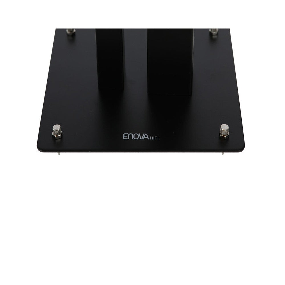 Enova Hifi Loudspeaker stands, 60 cm high, maximum load 70 kg, black finish, delivered in pairs
