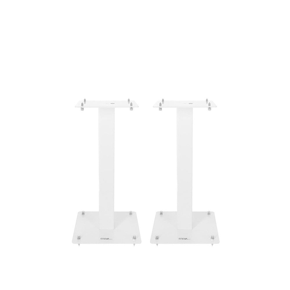 Enova Hifi Loudspeaker stands, 50 cm high, maximum load 70 kg, white finish, delivered in pairs