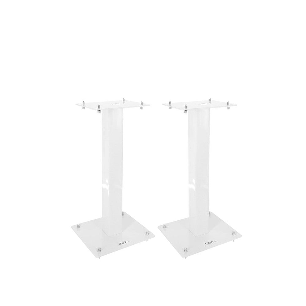 Enova Hifi Loudspeaker stands, 50 cm high, maximum load 70 kg, white finish, delivered in pairs
