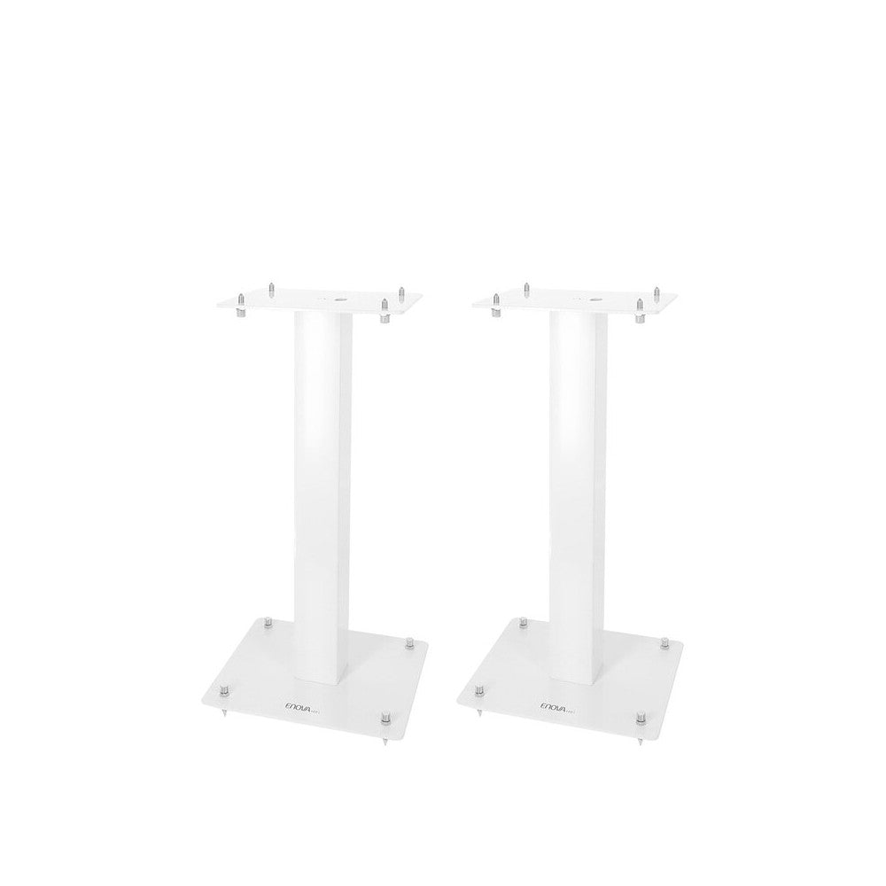 Enova Hifi Loudspeaker stands, 50 cm high, maximum load 70 kg, white finish, delivered in pairs