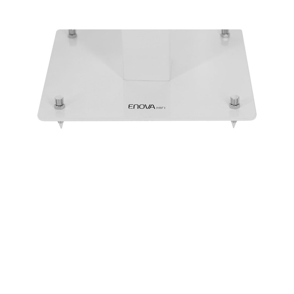 Enova Hifi Loudspeaker stands, 50 cm high, maximum load 70 kg, white finish, delivered in pairs