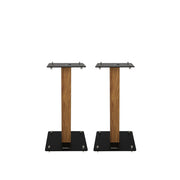 Enova Hifi Loudspeaker stands, 50 cm high, maximum load 70 kg, black / wood finish, delivered in pairs