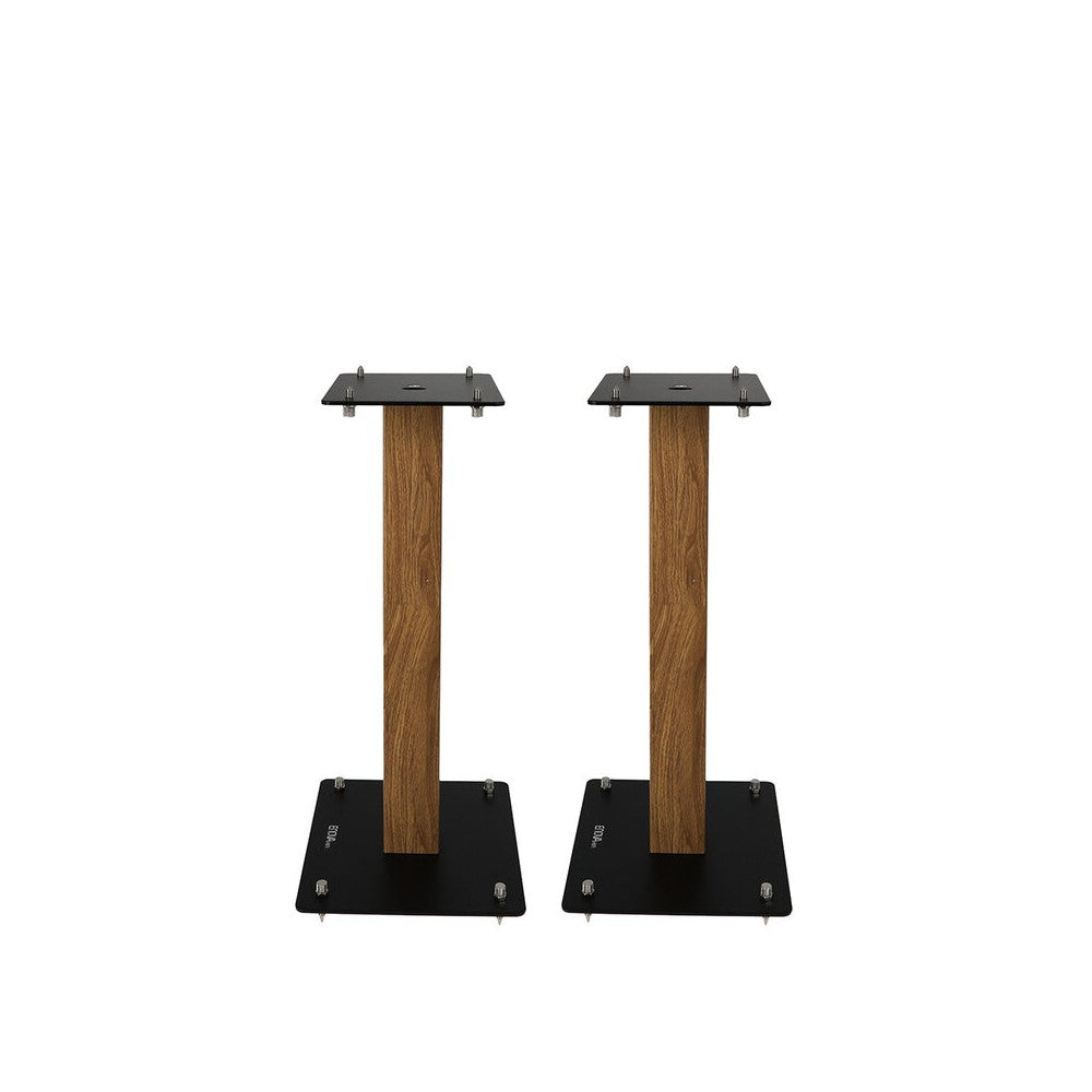 Enova Hifi Loudspeaker stands, 50 cm high, maximum load 70 kg, black / wood finish, delivered in pairs