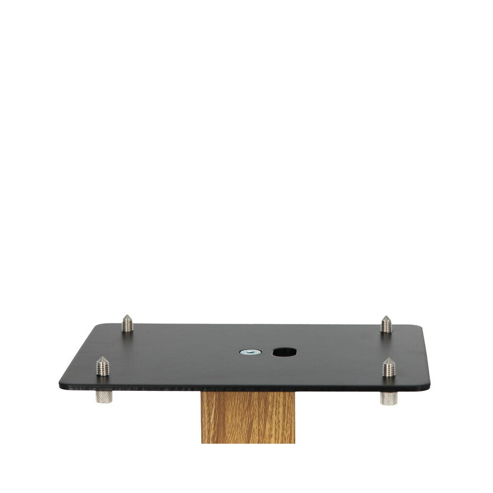 Enova Hifi Loudspeaker stands, 50 cm high, maximum load 70 kg, black / wood finish, delivered in pairs