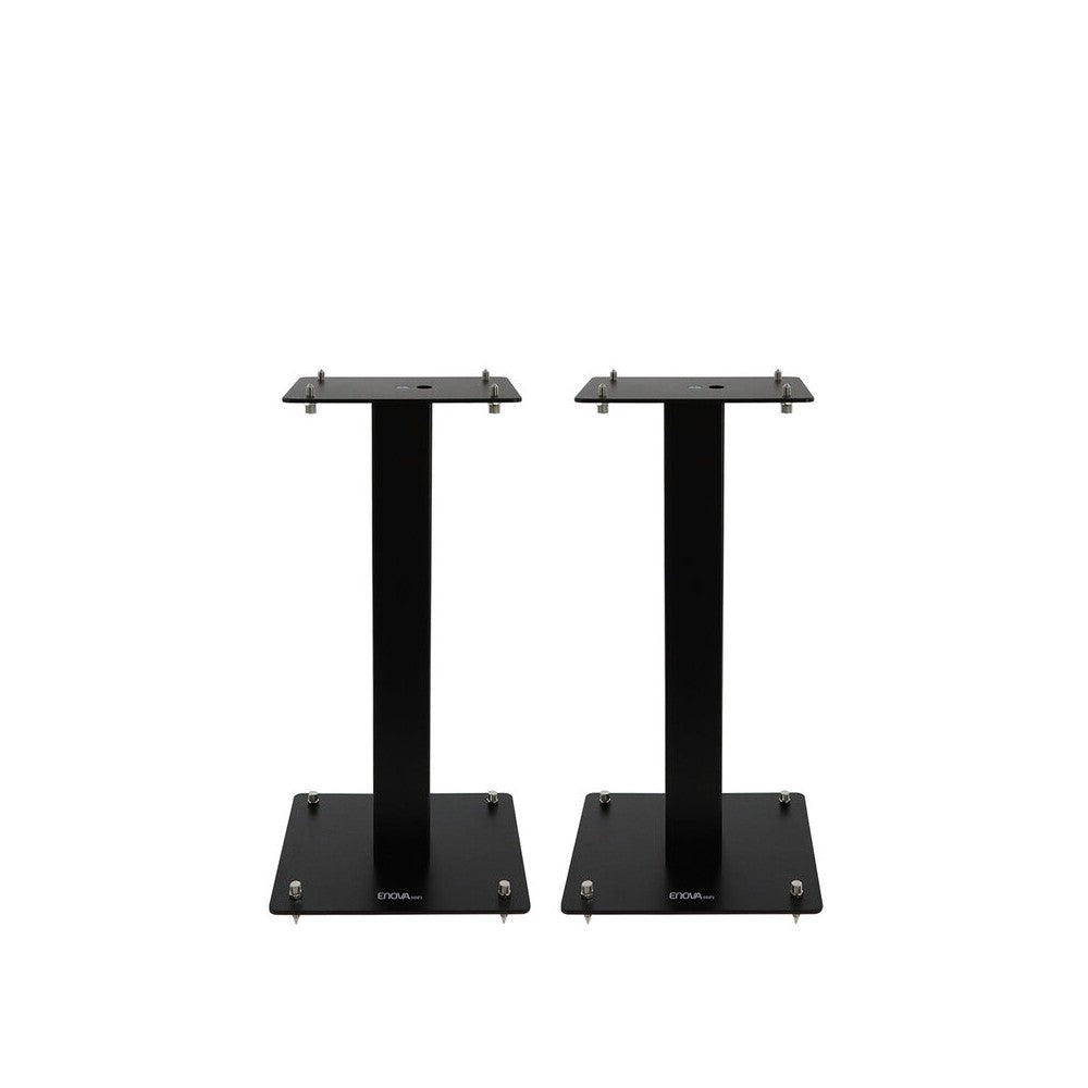 Enova Hifi Loudspeaker stands, 50 cm high, maximum load 70 kg, black finish, delivered in pairs