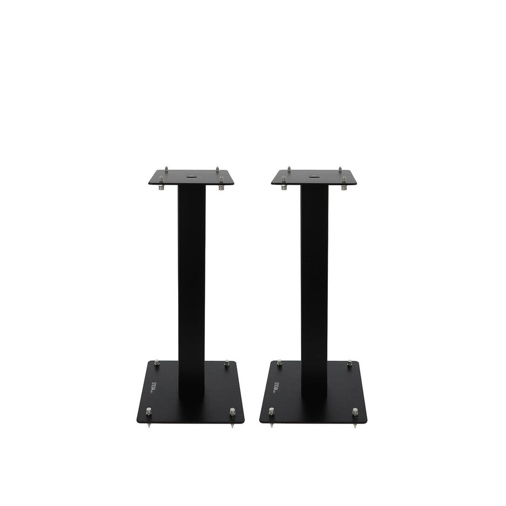 Enova Hifi Loudspeaker stands, 50 cm high, maximum load 70 kg, black finish, delivered in pairs