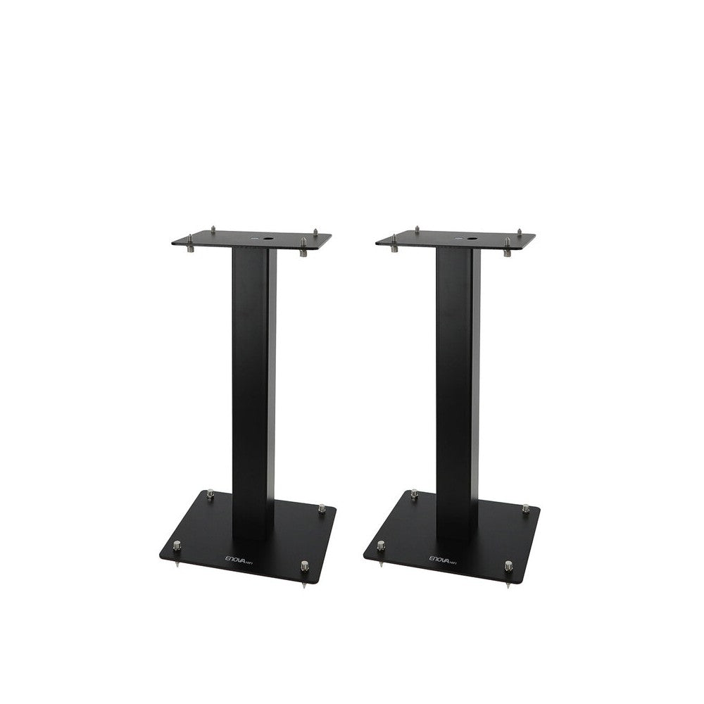 Enova Hifi Loudspeaker stands, 50 cm high, maximum load 70 kg, black finish, delivered in pairs