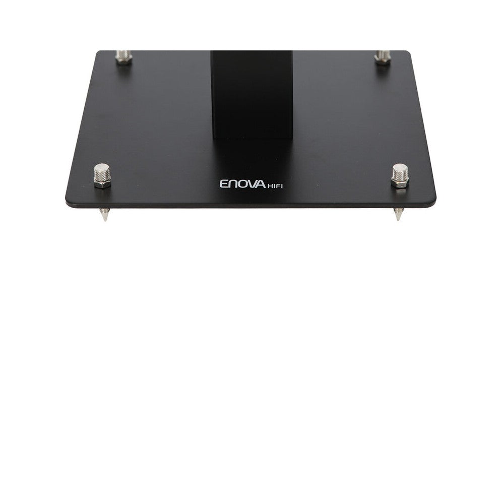 Enova Hifi Loudspeaker stands, 50 cm high, maximum load 70 kg, black finish, delivered in pairs