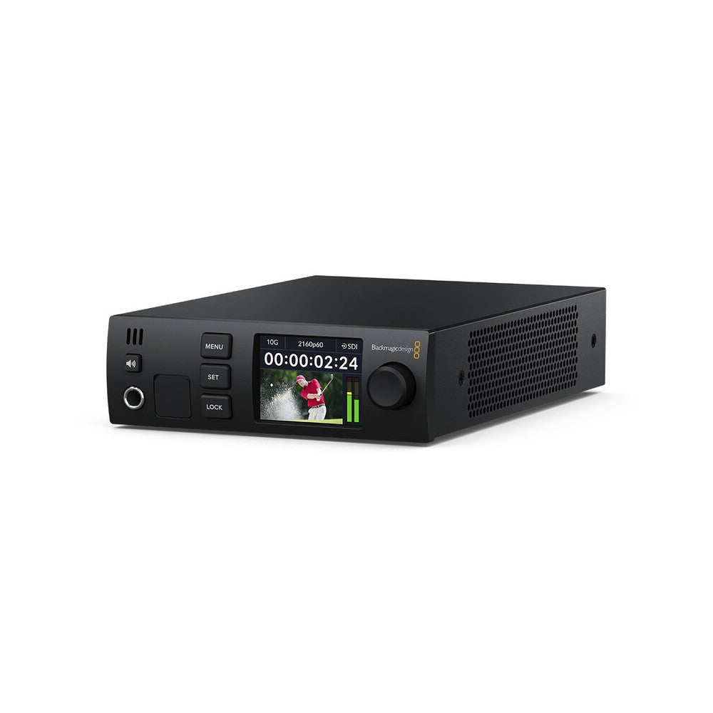 Blackmagic Design Converter that transforms 12G-SDI and SMPTE-2110 signals into HDMI, resolutions up to Ultra HD 2160p60, 3D LUT