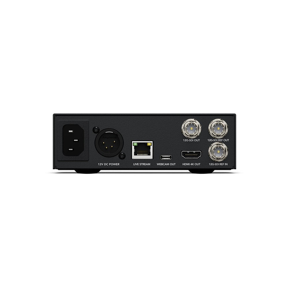 Blackmagic Design Decoder that receives H.264 and H.265 video streams from Blackmagic encoders, ATEM switchers, or cameras and c