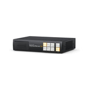 Blackmagic Design Compact SDI video router, 6 x 12G-SDI inputs and 2 outputs, clean switch technology, front-panel controls, eme