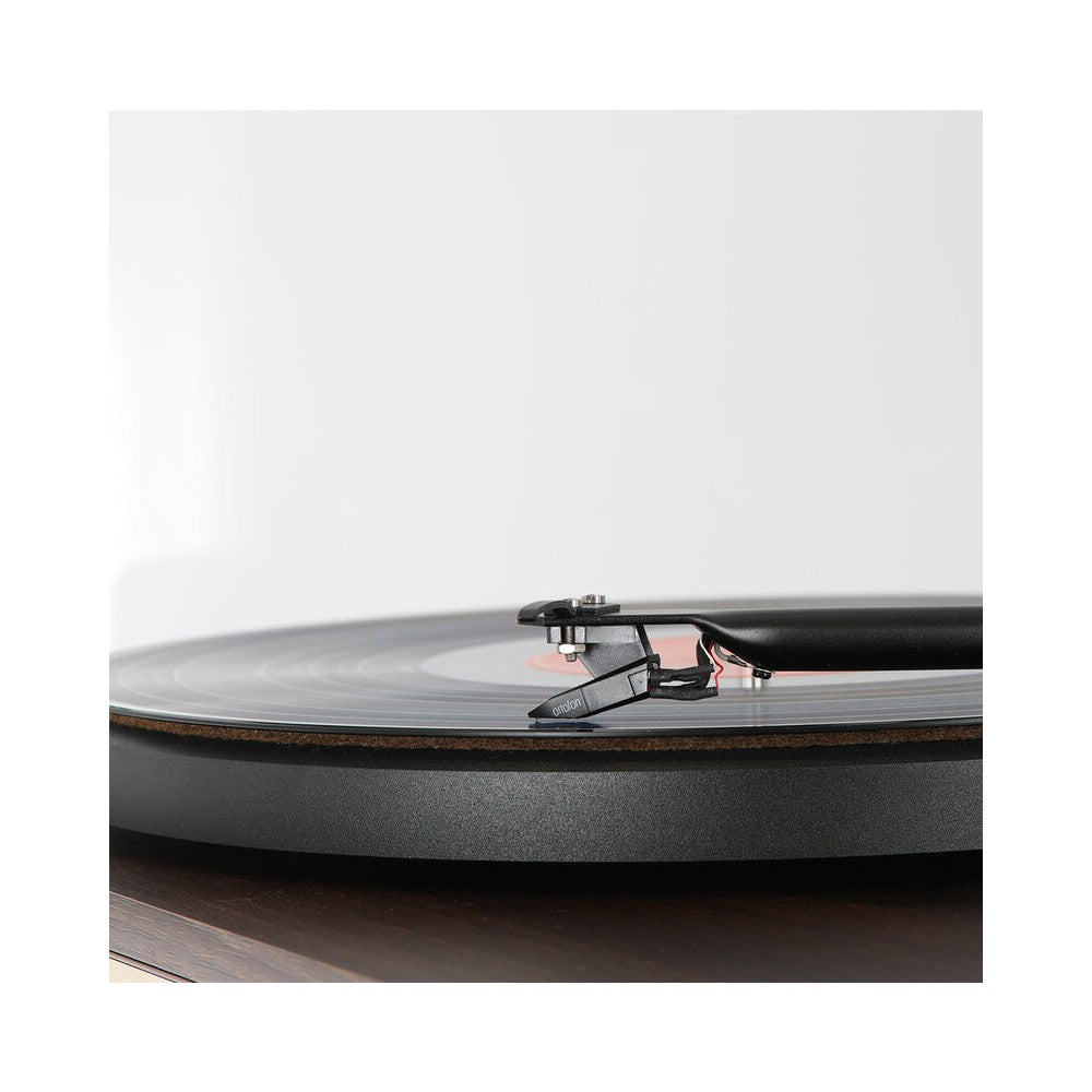 Giradiscos de alta fidelidad Enova Hifi con receptor USB/Bluetooth, 2 x 30 W RMS + altavoces pasivos con acabado en madera oscura