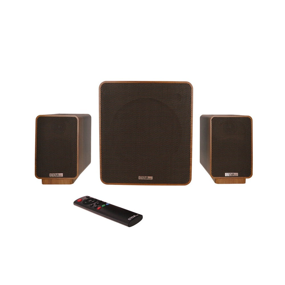 Enova Hifi Compact 2.1 audio system with 2 passive satellite loudspeakers and an active subwoofer, 220 W, Bluetooth connectivity