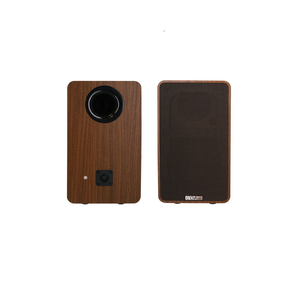 Enova Hifi 2-way multimedia loudspeakers, 2 x 60 W RMS power, Bluetooth, analog RCA, optical, USB, HDMI ARC inputs, MP3 file