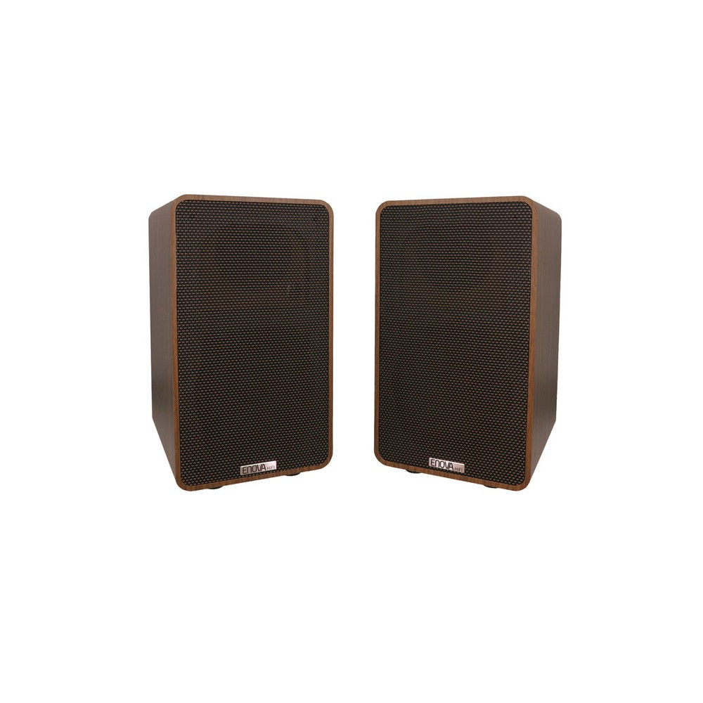Enova Hifi 2-way multimedia loudspeakers, 2 x 60 W RMS power, Bluetooth, analog RCA, optical, USB, HDMI ARC inputs, MP3 file