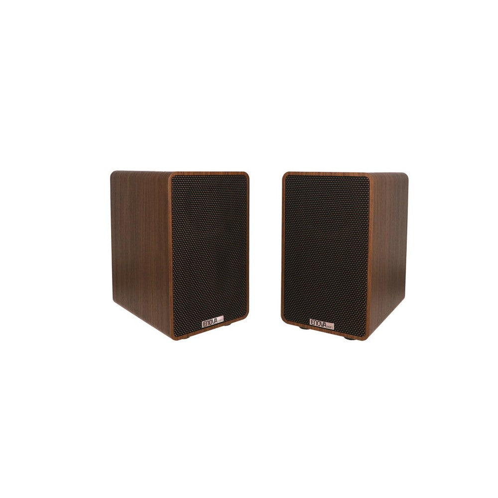 Altavoces multimedia de 2 vías Enova Hifi, 2 x 50 W de potencia RMS, Bluetooth, RCA analógica, entradas óptica, USB, HDMI ARC, archivo MP3