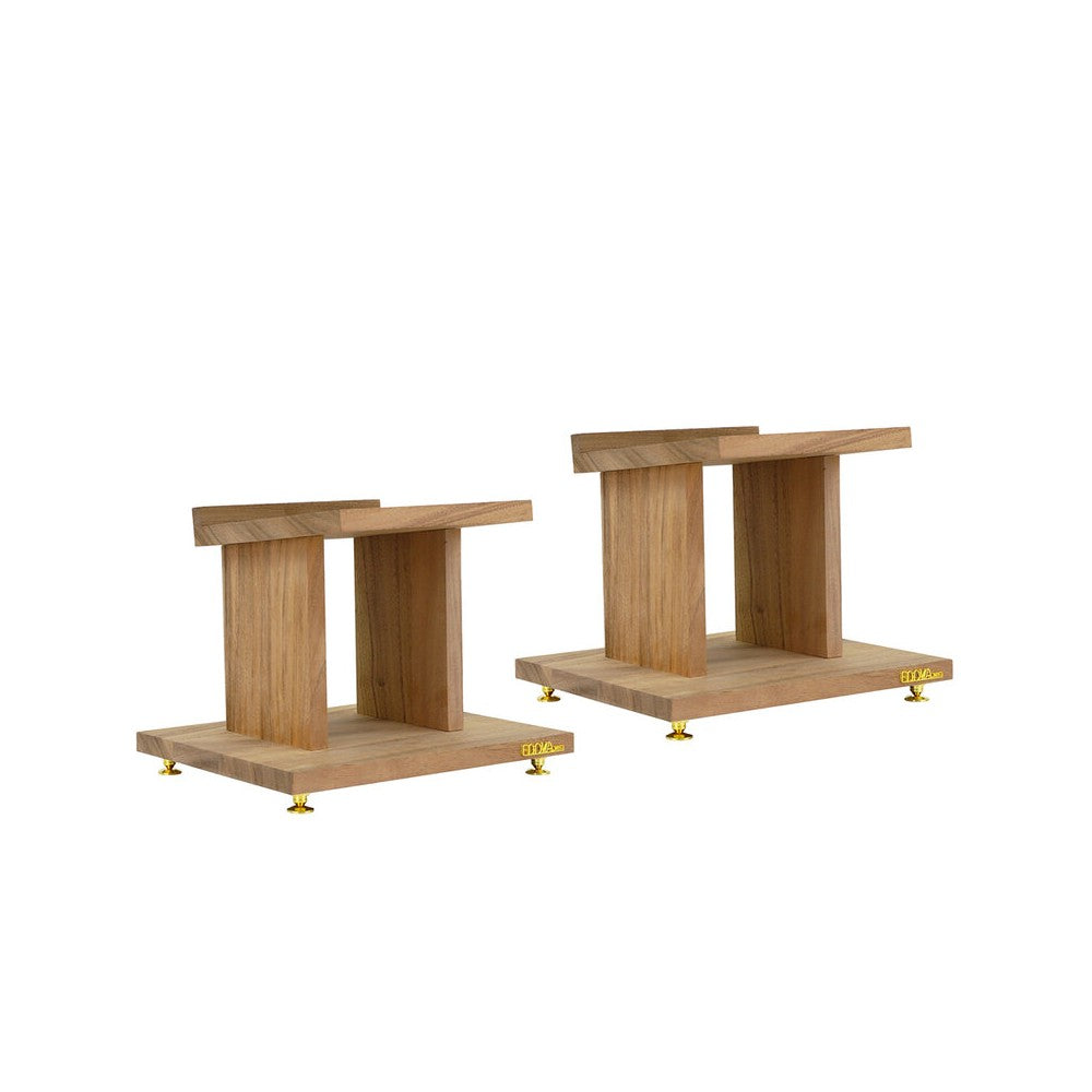 Soportes para altavoces Hifi vintage Enova, acabado madera, se venden en pareja