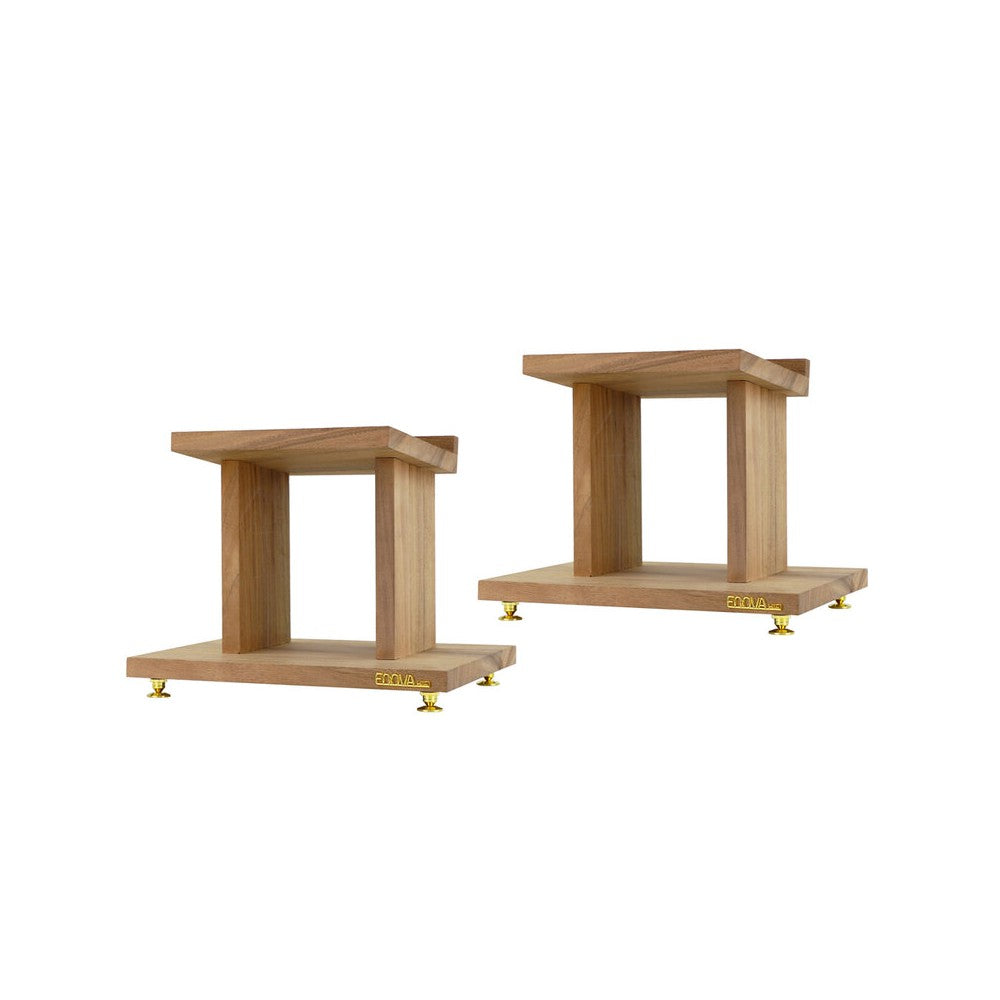 Soportes para altavoces Hifi vintage Enova, acabado madera, se venden en pareja