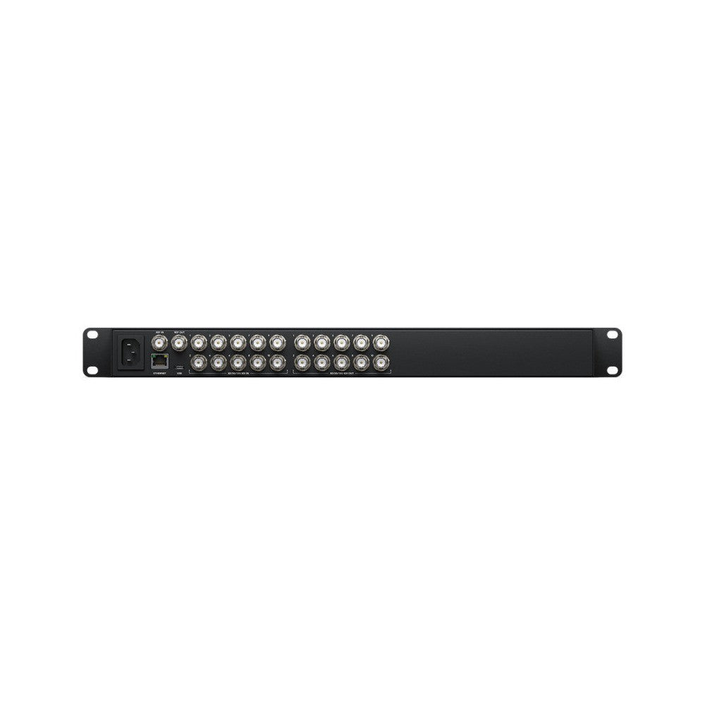 Router de vídeo Blackmagic Design Advanced 12G-SDI 10x10 de latencia cero