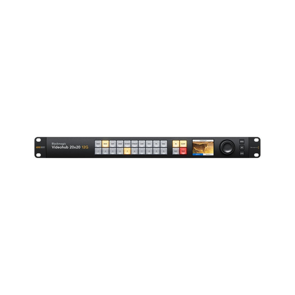 Blackmagic Design Larger 20x20 zero latency 12G-SDI video router