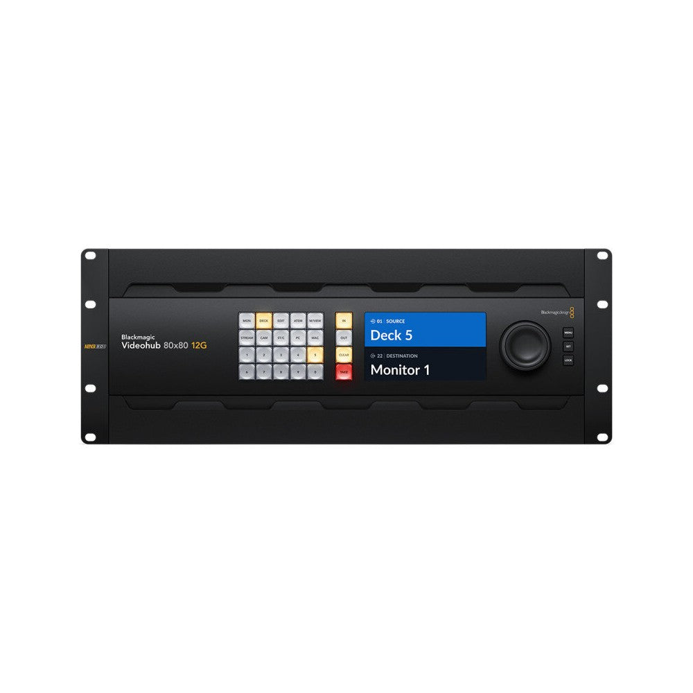 Blackmagic Design 80 x 80 zero latency 12G-SDI video matrix / router