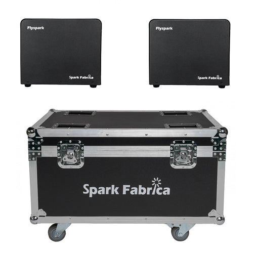 Spark Fabrica 2x Flyspark SF-Z5 Fuentes de Chispas con Flight Case