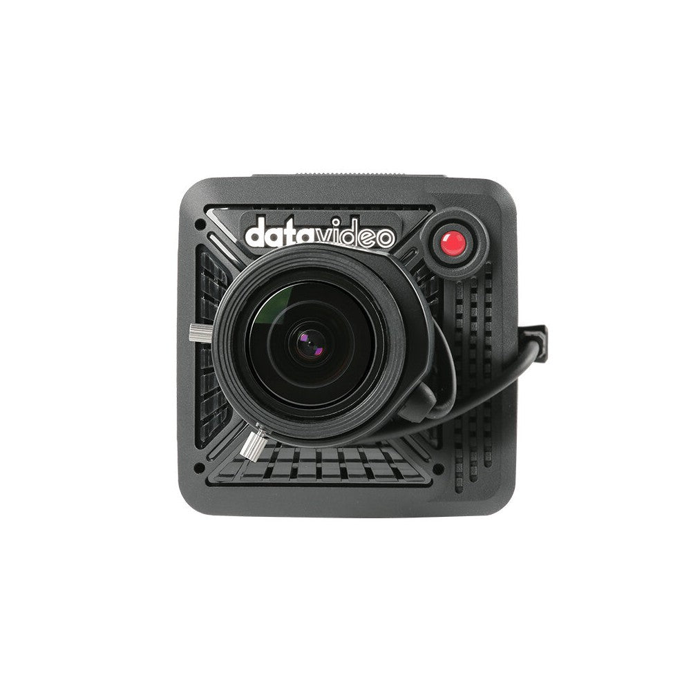 Cámara POV compacta Datavideo, sensor CMOS 4K de 1/2.3”, conectividad NDI, objetivos intercambiables, HDR / WDR, reducción de ruido 2D / 3D