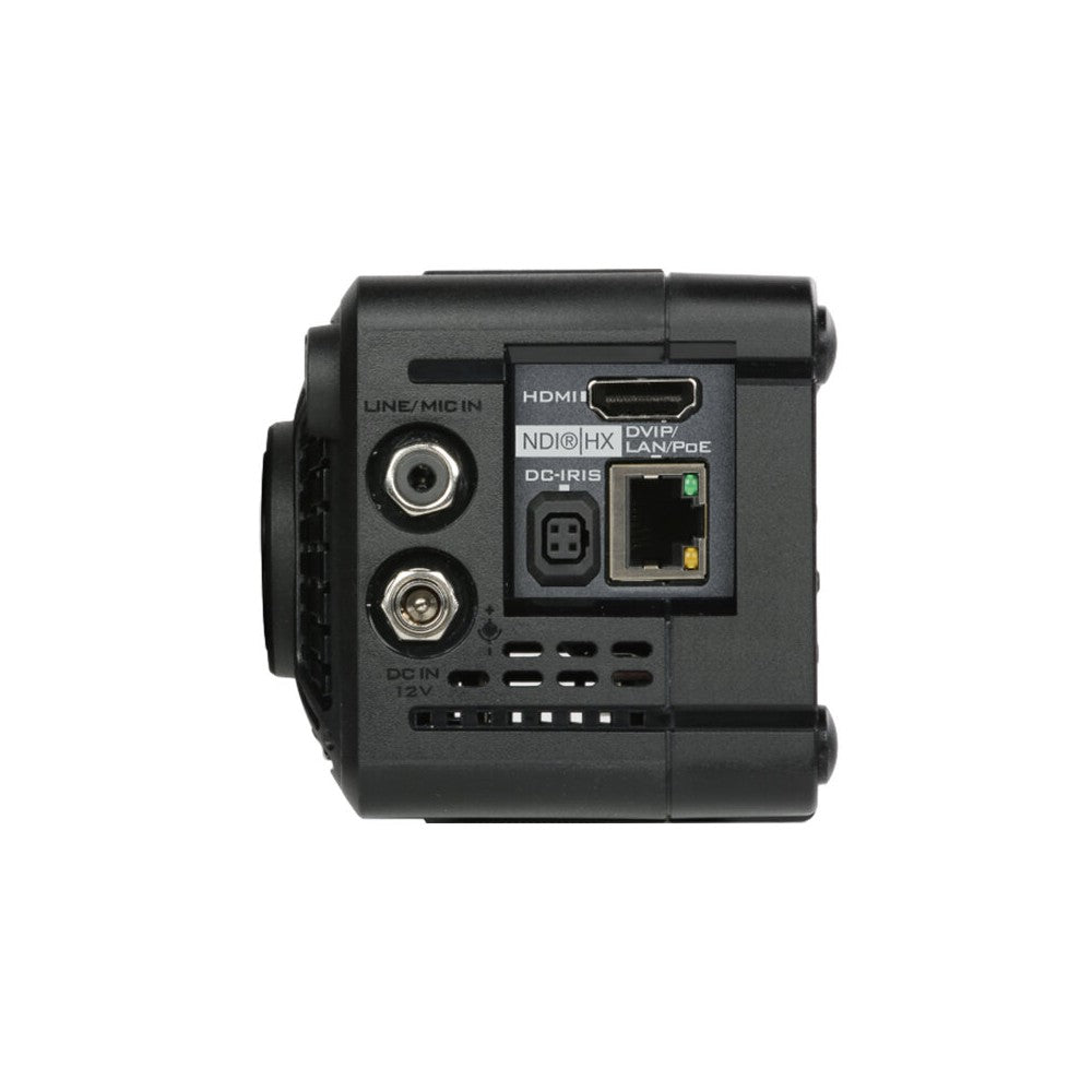 Datavideo Compact POV camera, 1/2.3” 4K CMOS sensor, NDI connectivity, interchangeable lenses, HDR / WDR, 2D / 3D noise reduction