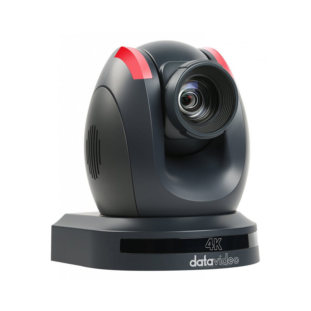 Datavideo 4K PTZ camera, 20x optical zoom and16x digital zoom, auto tracking, HDMI 2.0, 3G-SDI, 12G-SDI and RJ45 video outputs,