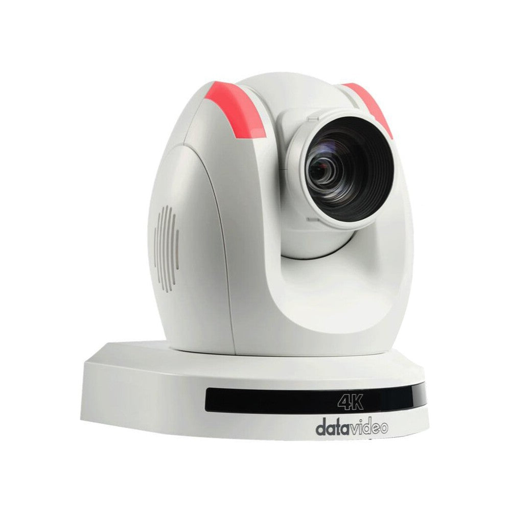 Datavideo 4K PTZ camera, 20x optical zoom and16x digital zoom, auto tracking, HDMI 2.0, 3G-SDI, 12G-SDI and RJ45 video outputs,