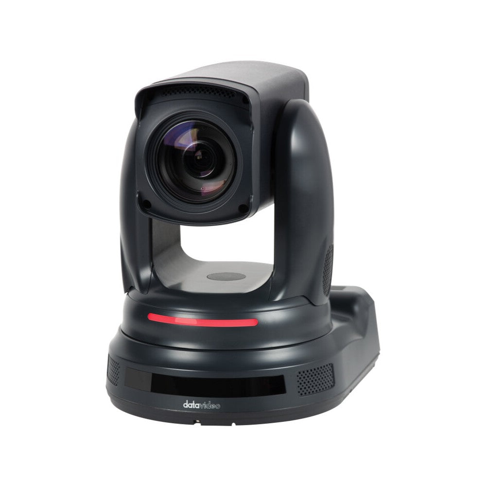 Datavideo 4K AI-powered PTZ camera, 30x optical zoom, auto-tracking, multiple output options, NDI | Hx3, advanced connectivity,